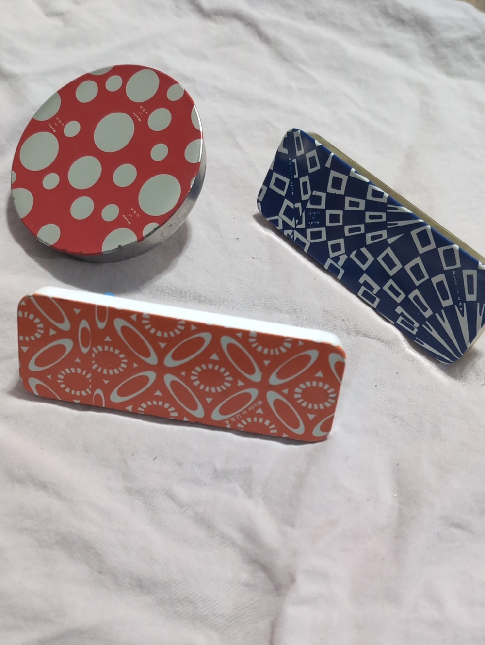 Vintage Tin Litho Party Noisemakers Made In The USA *Q24